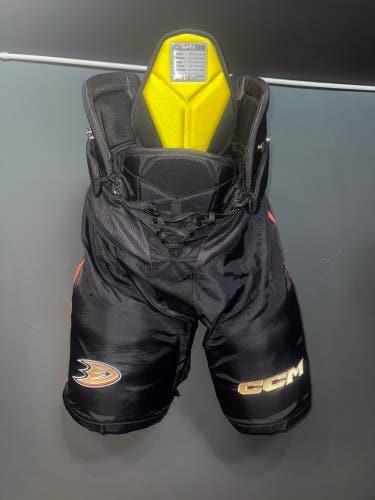 Pro Stock Anaheim Ducks CCM HPTK Hockey Pants - Medium