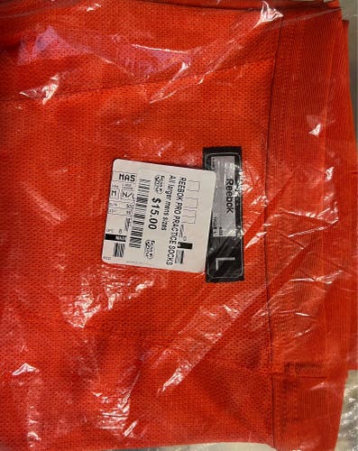 Orange Senior Reebok SX100 Socks (New)