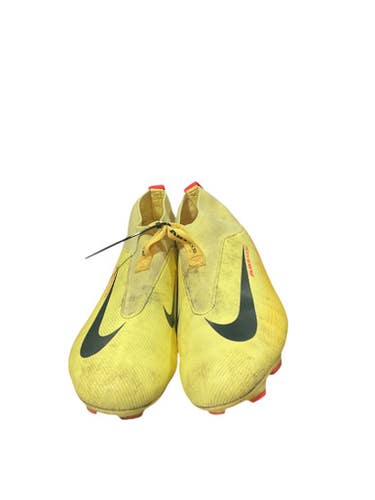 Used Nike AIRZOOM Soccer Cleats Yellow Junior 02.5 11834-S000045180