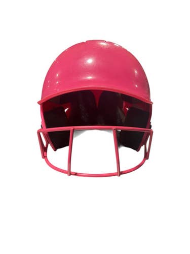 Used Champro PINK HELMET Batting Helmet w/Mask Pink One Size 11834-S000045169