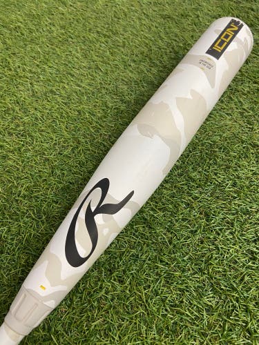 2025 Rawlings Icon Composite Bat USSSA Certified (-5) Composite 26 oz 31" (Used)