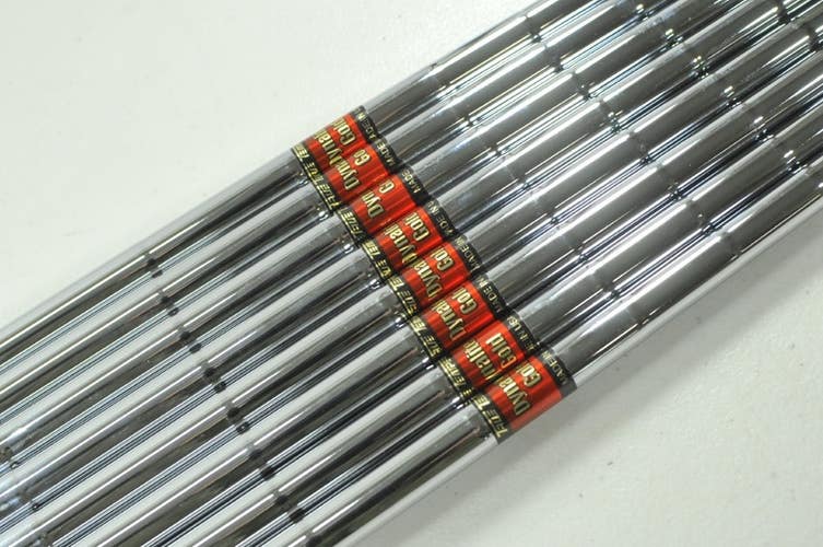 True Temper Dynamic Gold Red Band X100 40" Iron Shaft Set 8pc Steel .355 #209026