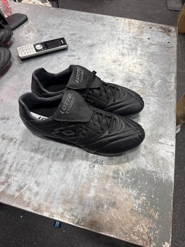 Used Lotto Soccer Cleats Black Senior 12 11337-S000477942