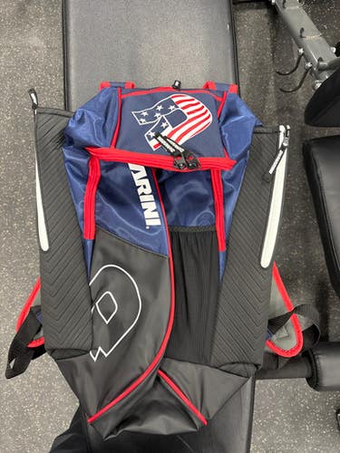 Used Evoshield EVO SRZ-1 BACKPACK BB/SB Player Backpack White/Red/Navy 11337-S000477937