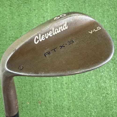 Cleveland RTX 3 V-LG Raw 60 6 Tour Rack Issue Dynamic Gold Left Handed +1/2
