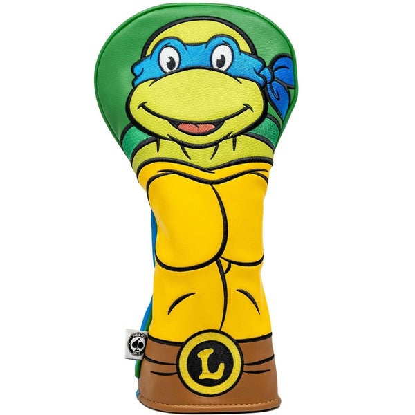Pins And Aces Golf TMNT - Leonardo Driver Cover Durable Synthetic Leather NEW