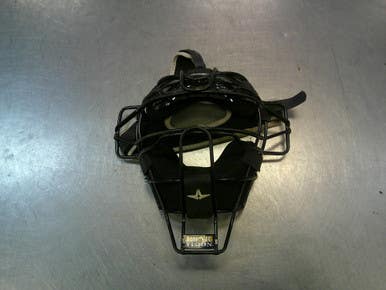 Used All-Star MASK Catchers Helmet w/Mask Black MD 11339-S000198013