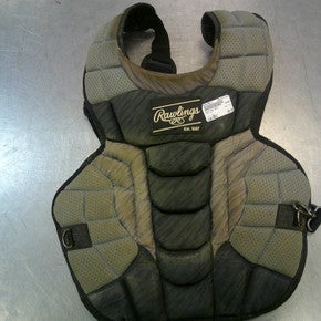 Used Rawlings VELO Catchers Chest Protector Grey Adult 11339-S000198011