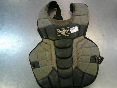 Used Rawlings VELO Catchers Chest Protector Grey Adult 11339-S000198011