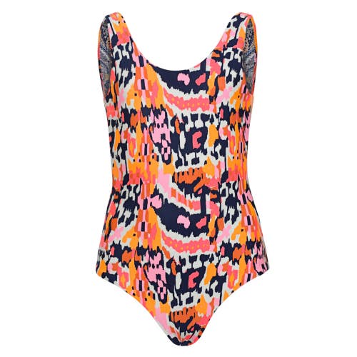 Maaji Prism Cat Infinity One-Piece Girls 12 Multicolor Abstract Swimsuit GBO1006