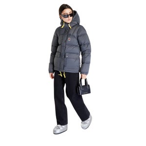 Fjallraven Expedition Down Lite Puffer Jacket Womens Medium Gray Full Zip GBO868