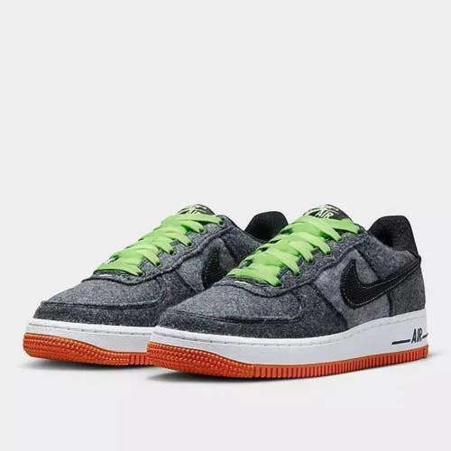 Nike Air Force 1 LV8 DZ5287-001 Sneaker Kids 7 Black Green Casual Shoes RHS5986