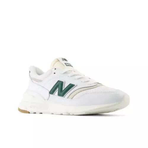 New Balance 997R U997RGA Sneaker Men's US 11.5 White Green Running Shoes RHS6144