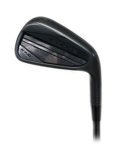 2025 Cobra King Tour Forged Black 4-PW Iron Set Steel KBS $ Taper 120 Stiff Flex