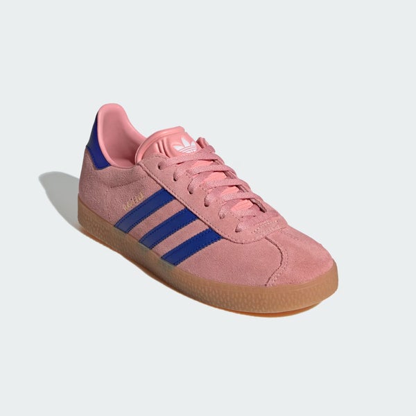 Adidas Gazelle IG9153 Sneaker Kids US 6.5 Pink Blue Suede Casual Shoes RHS6067