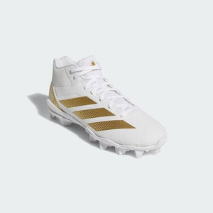 Adidas Adizero Impact.2 Molded IF5106 Mens 10 White Gold Football Cleats RHS6154