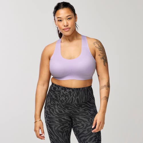 Brooks Crossback 2.0 Sports Bra Women's 38C Orchid Petal Stretch Active GBO703