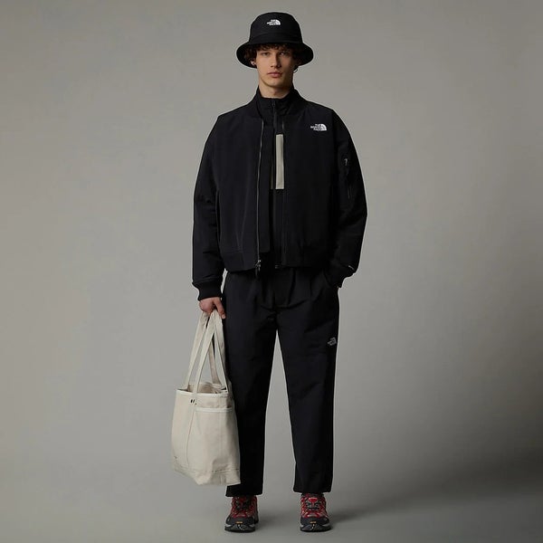 The North Face Easy Wind Jogger Men Small Black Elastic Waist Tapered Leg RED398