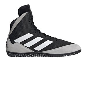 Adidas Mat Wizard 5 FZ5381 Men Black Gray White High Top Wrestling Shoes DWA2108