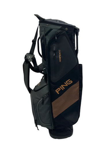Used Ping Hoofer14 Mens 14 Way Stand Bag Black And Copper 11692-S000145598