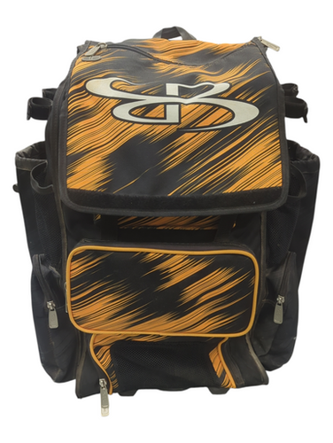 Used BoomBah BLK/GOLD BB/SB Player Wheeled Bag Black And Gold XL 11862-S000092292