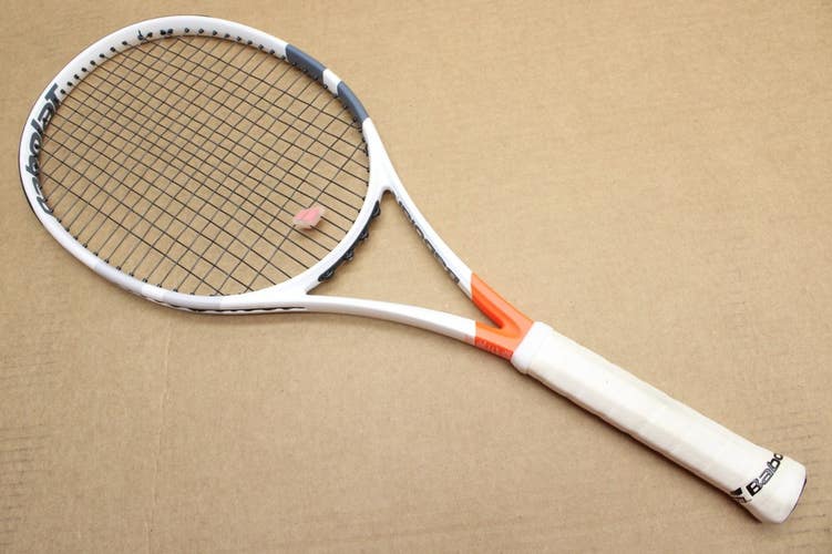 *USED* 2016 BABOLAT PURE STRIKE (16X19) TENNIS RACQUET (4 3/8) FROM A COLLECTOR
