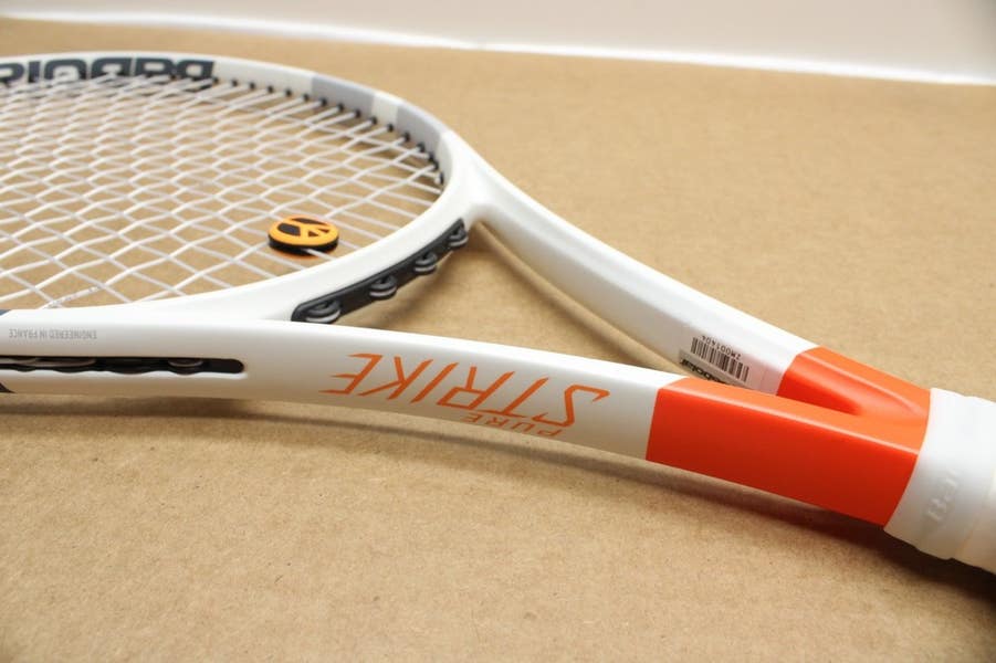 USED* 2016 BABOLAT PURE STRIKE (16X19) TENNIS RACQUET (4 3/8) FROM