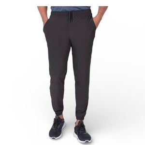 Layer 8 Black sweatpants jogger drawstring Qwick Dry Zip Pockets men'