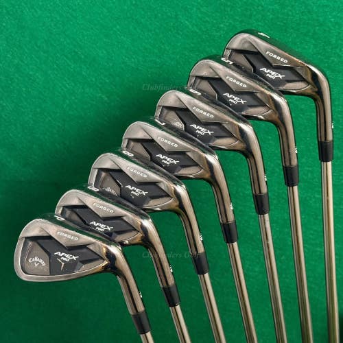 Callaway Apex Pro '19 Forged Smoke 4-PW Iron Set Catalyst 100 CW 6.0 Stiff