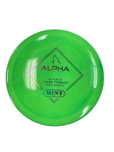Used Mint Discs ALPHA Disc Golf Driver Green 176g 11859-S000027635