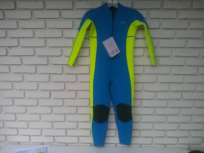Hevto Guardian Wetsuit KIDS Size 10 Blue/Yellow - NEW WITH TAGS