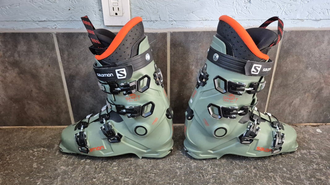 Mondo 26 & 26.5 Unisex Salomon Alpine Touring Shift Pro 80 Ski Boots Soft Flex (Used)