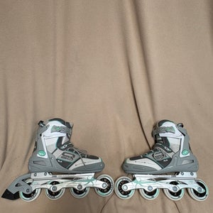 Roller Derby Elite 50 Inline Skates Regular Width Size 9 (Used)