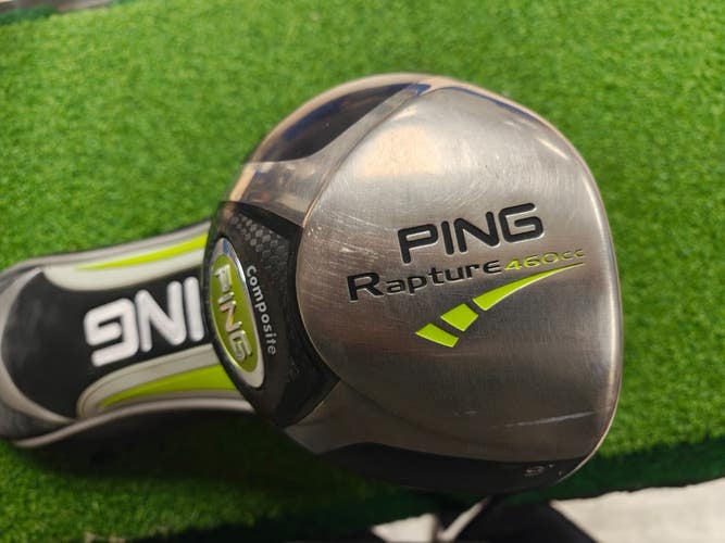 Ping Rapture 460CC 9 Degree Driver Regular Flex Diamana Graphite w Headcover