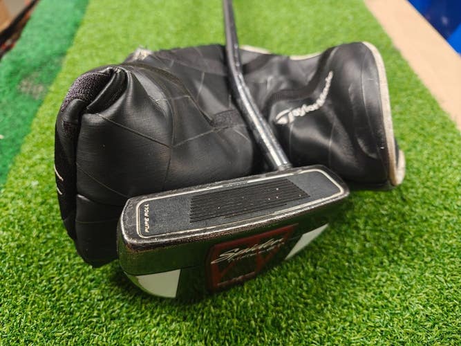 Taylormade Spider Mallet Pure Roll 72 35 Inch Putter w Headcover Superstroke