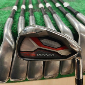 Taylormade Golf Aeroburner HT Iron Set 4-PW,AW Graphite Flex Regular Shaft