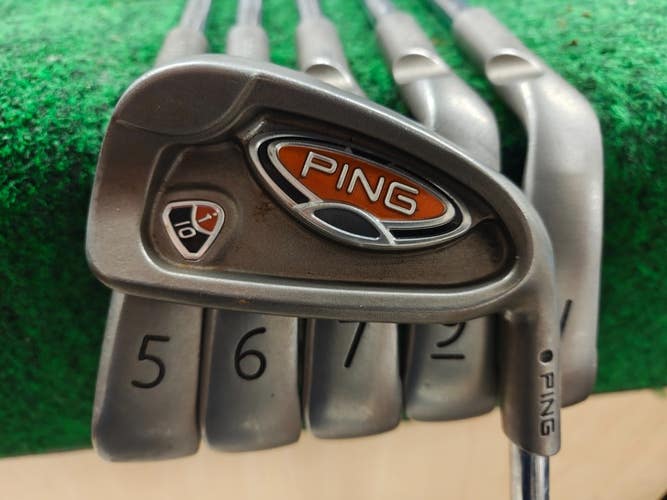 Ping I10 Black Dot Iron Set 4-PW Regular Flex Steel Shaft AWT No 8 Iron
