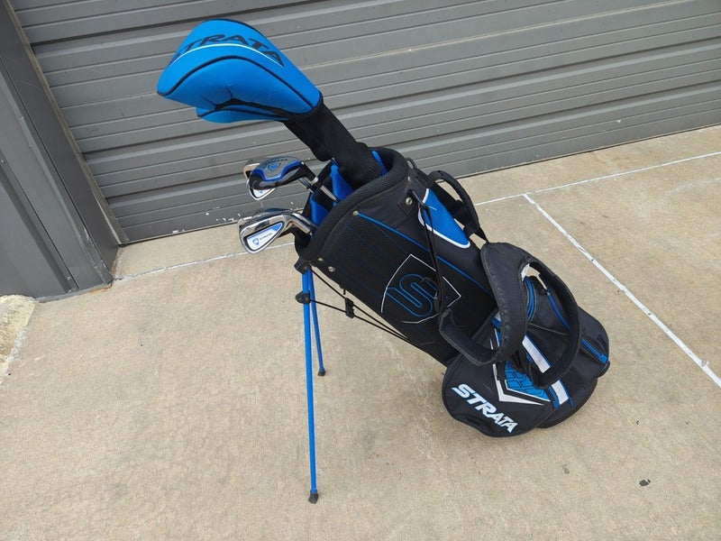 Callaway Strata 10 Piece Regular Flex Complete Golf Set Stand Bag