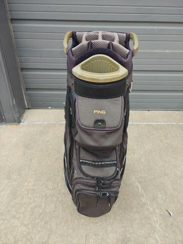 Ping Pioneer 14 Divider Golf Cart Bag Black