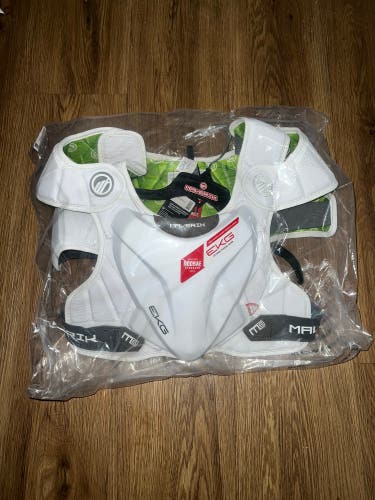 Large Adult Maverik M6 Shoulder Pads (Brand New With Tags & Hangar)