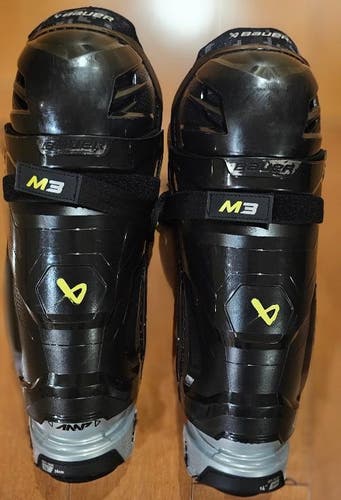 Senior Bauer Supreme M3 14" Shin Pads (Used)