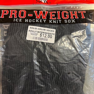 Black Senior Large Socks (New)