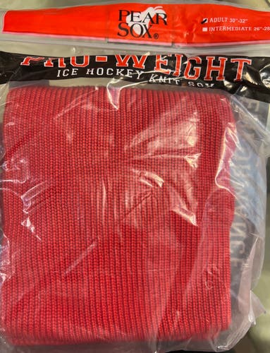 Red Senior Large Socks (New)