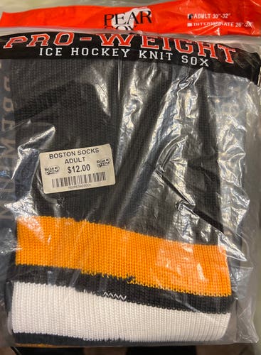 Black Senior Large Socks (New)