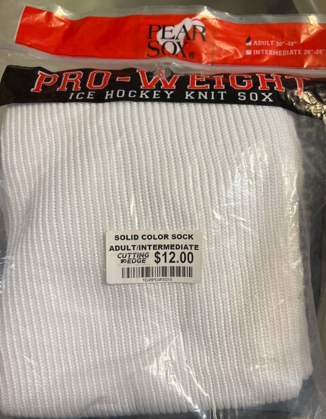 White Senior Large Socks (New)