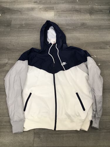 White Men's Large Nike Jacket (New)
