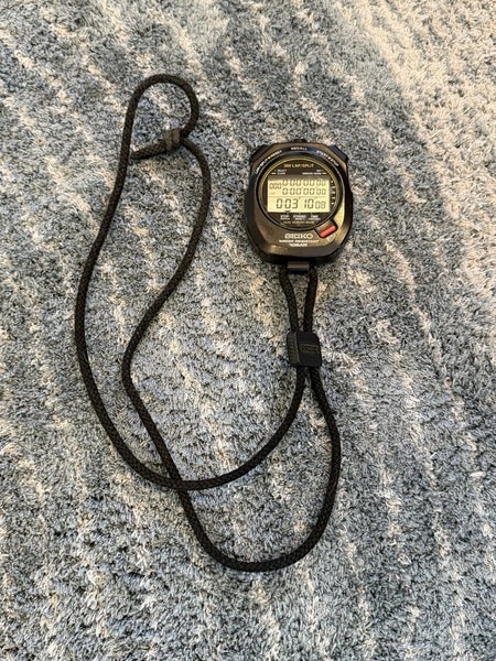 Seiko S141 300 Lap Memory Aquatic Stopwatch