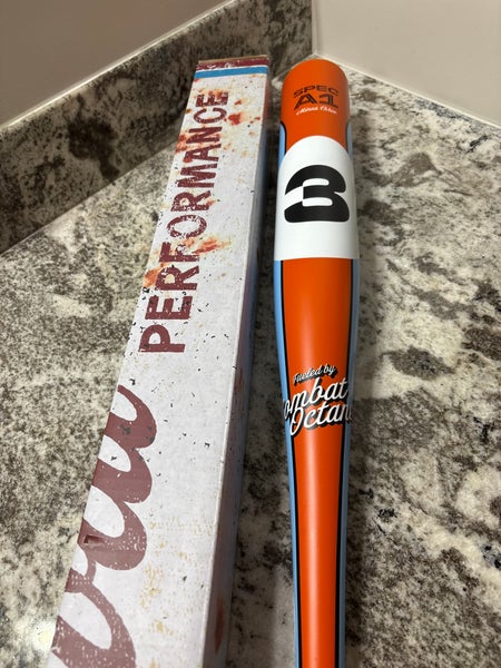 2026 Combat MFG Spec A1 Alloy BBCOR Certified Bat (-3) 29 oz 32" (Used)