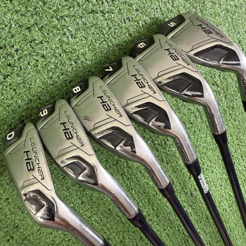 Cleveland Launcher HB Turbo Iron Set Miyazaki A Senior A Flex Graphite 5-9 DW