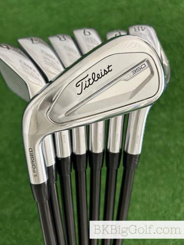 LH Titleist T350 Forged Iron Set 5-48 / Tensei Red Regular Graphite +1/2